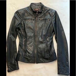 Black Danier leather jacket